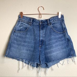 Wrangler Hi Bells cutout jean shorts